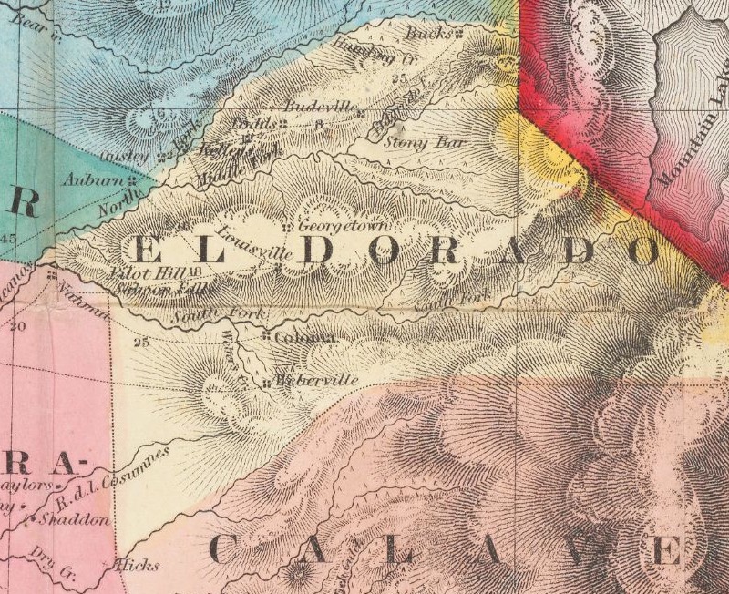 El Dorado County, California in 1851