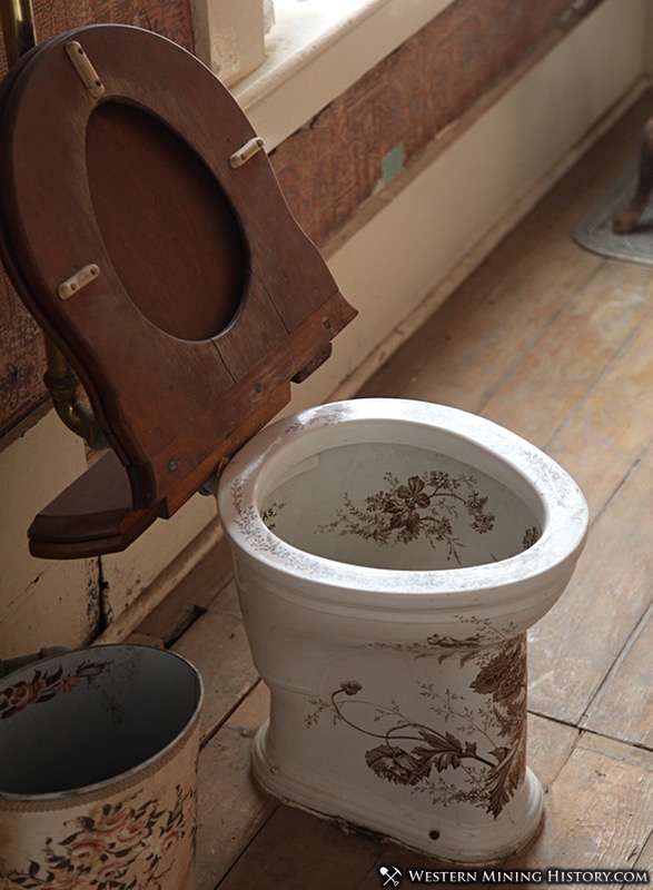 Gold Leaf Decorated Toilet