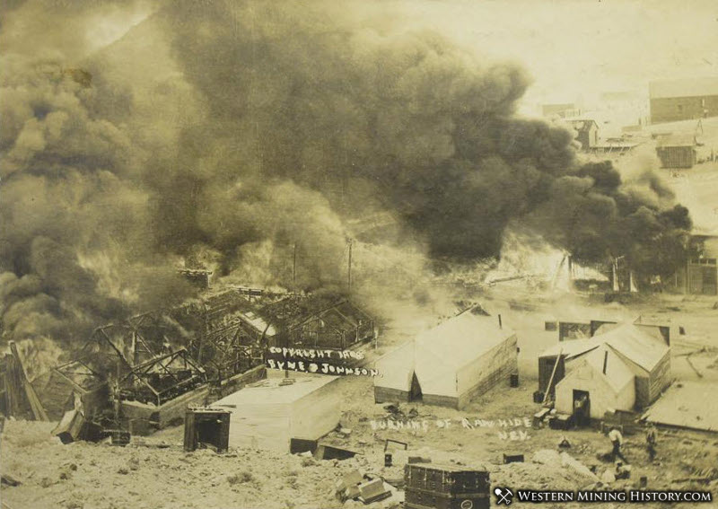 The Rawhide, Nevada fire of 1908