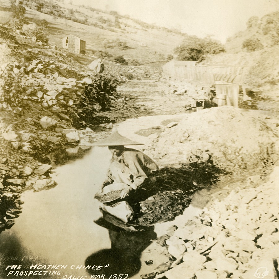 Chinese Miner in California 1852