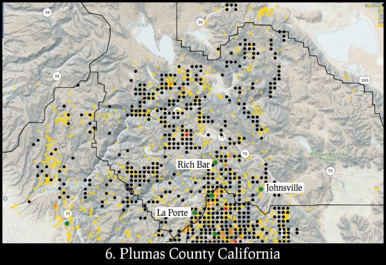 Where To Find Gold The Top Ten US Counties Western Mining History