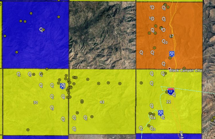 Gold nuggets (placer gold) (Wire Patch Placer Deposit, Far…