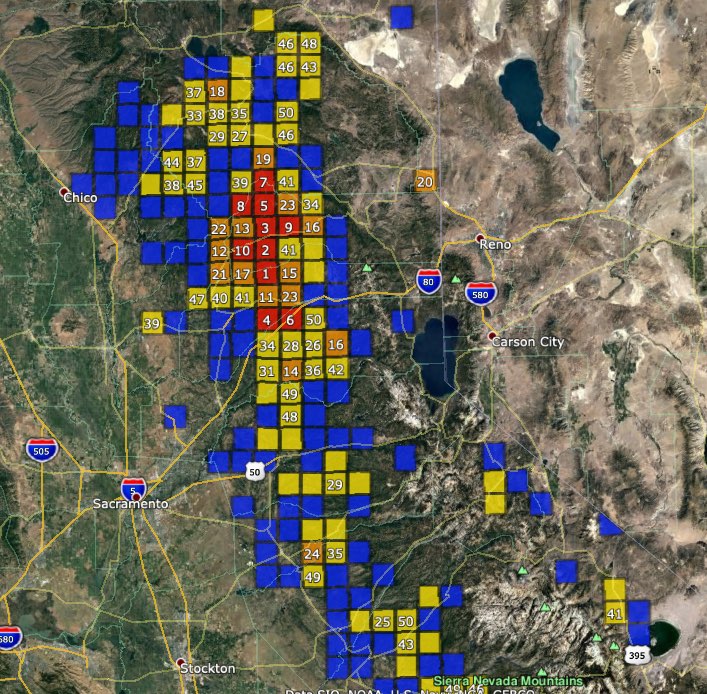 Sierra Nevada Gold Region