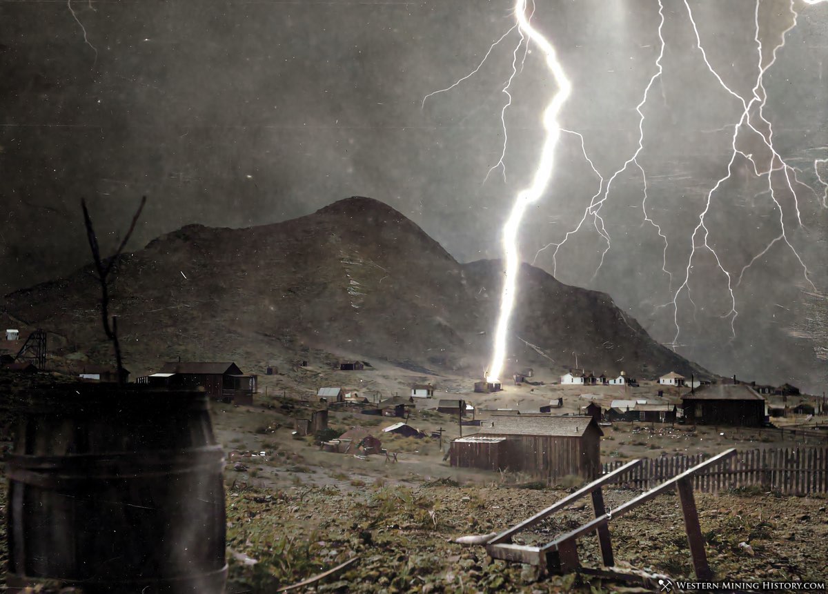 1904 Tonopah, Nevada Lightning Storm