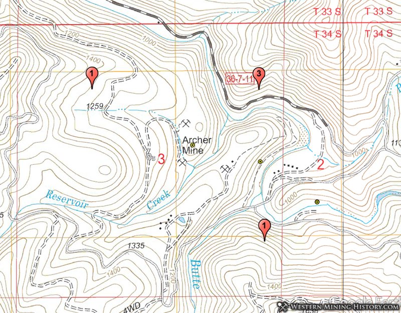 Josephine County, Oregon placer claims