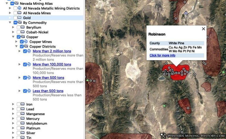 Introducing The Nevada Mining Atlas – Western Mining History