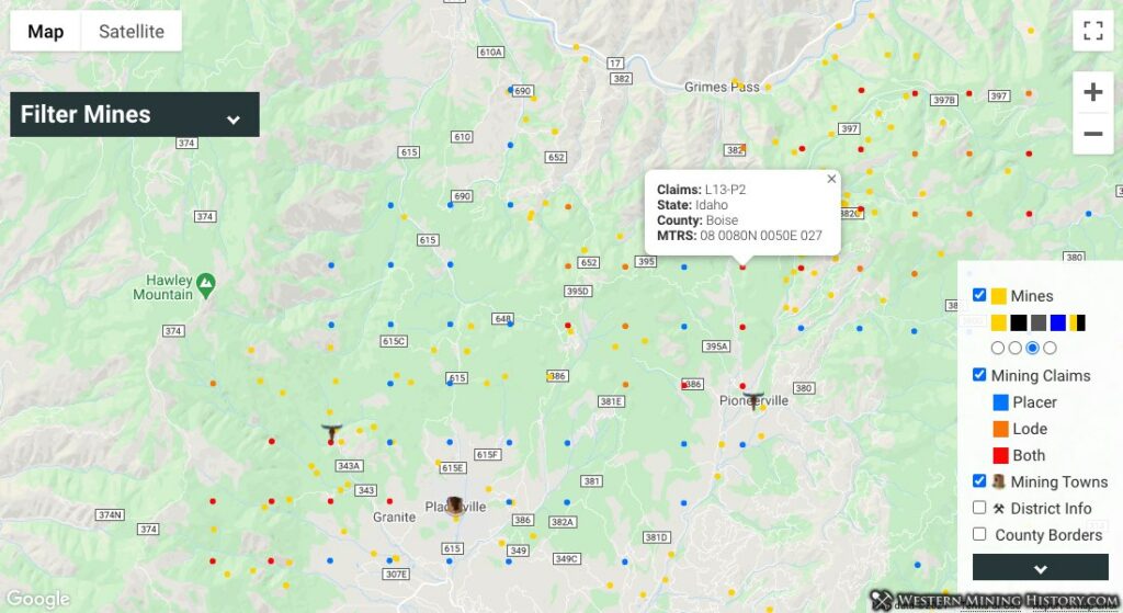 Mining Claims in Idaho