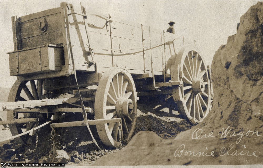 Ore Wagon at Bonnie Claire, Nevada