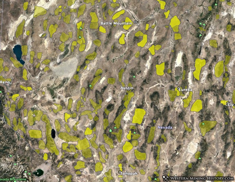 Gold Districts of Nevada