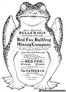Shorty Harris and the Bullfrog Claim – Western Mining History