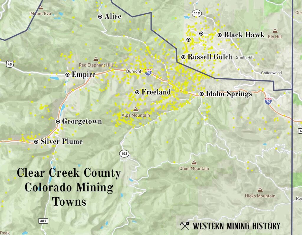 Clear Creek County, Colorado Mining Towns