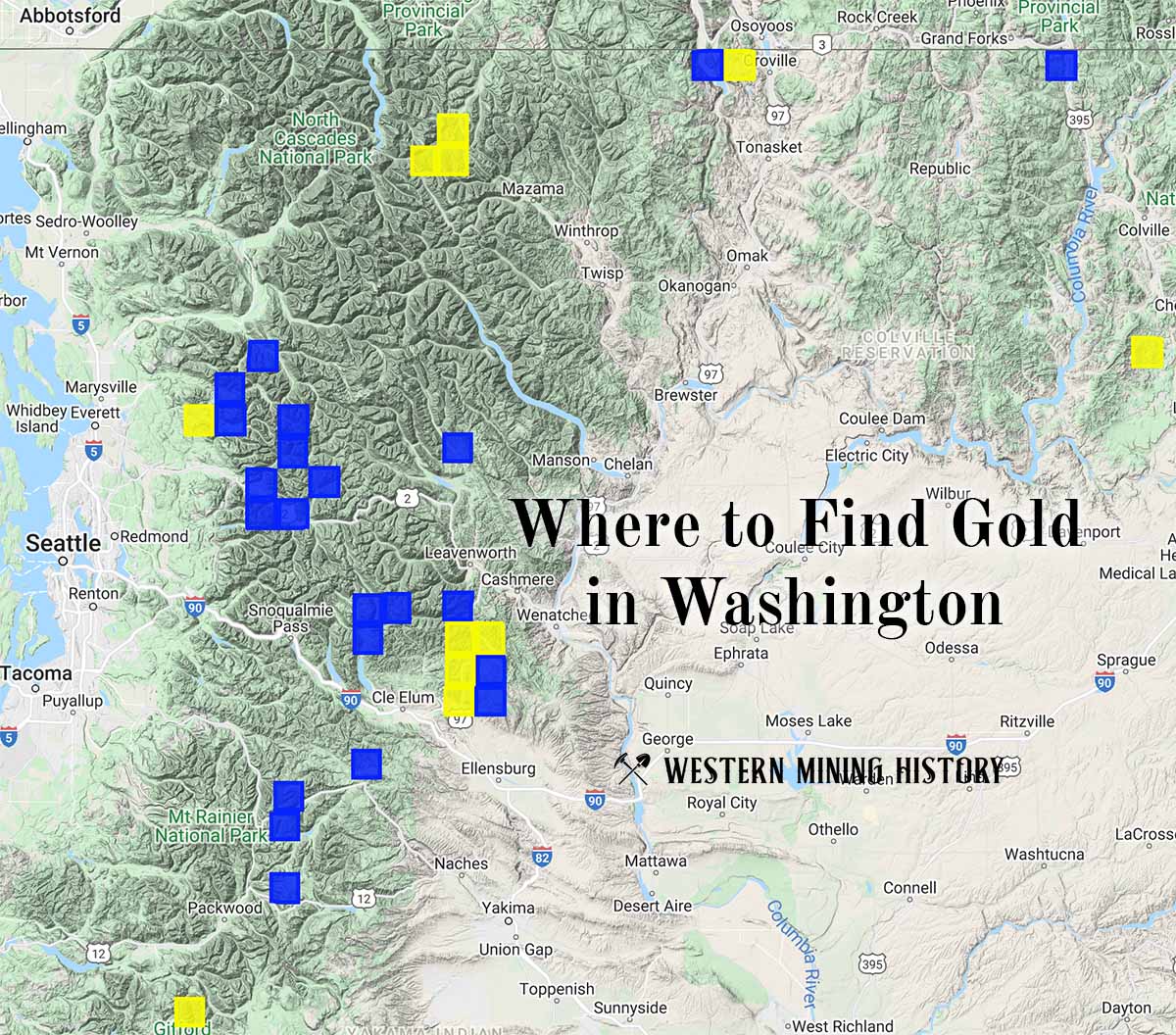 gold mines map