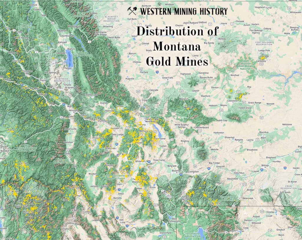 The Top Ten Gold Producing States Western Mining History