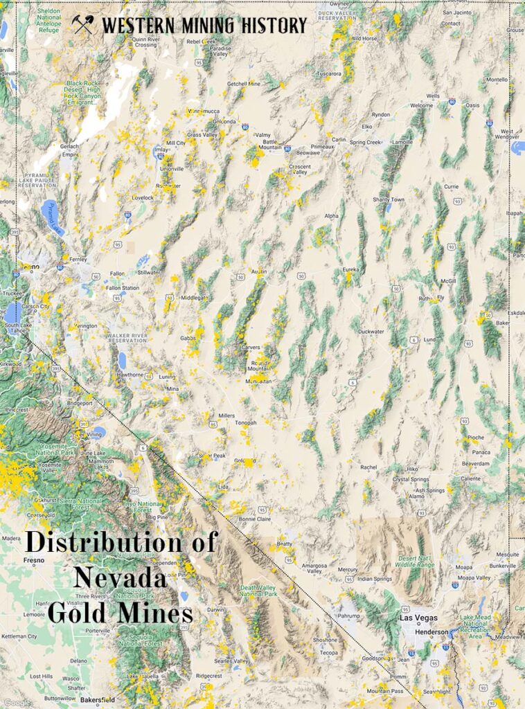 The Top Ten Gold Producing States Western Mining History