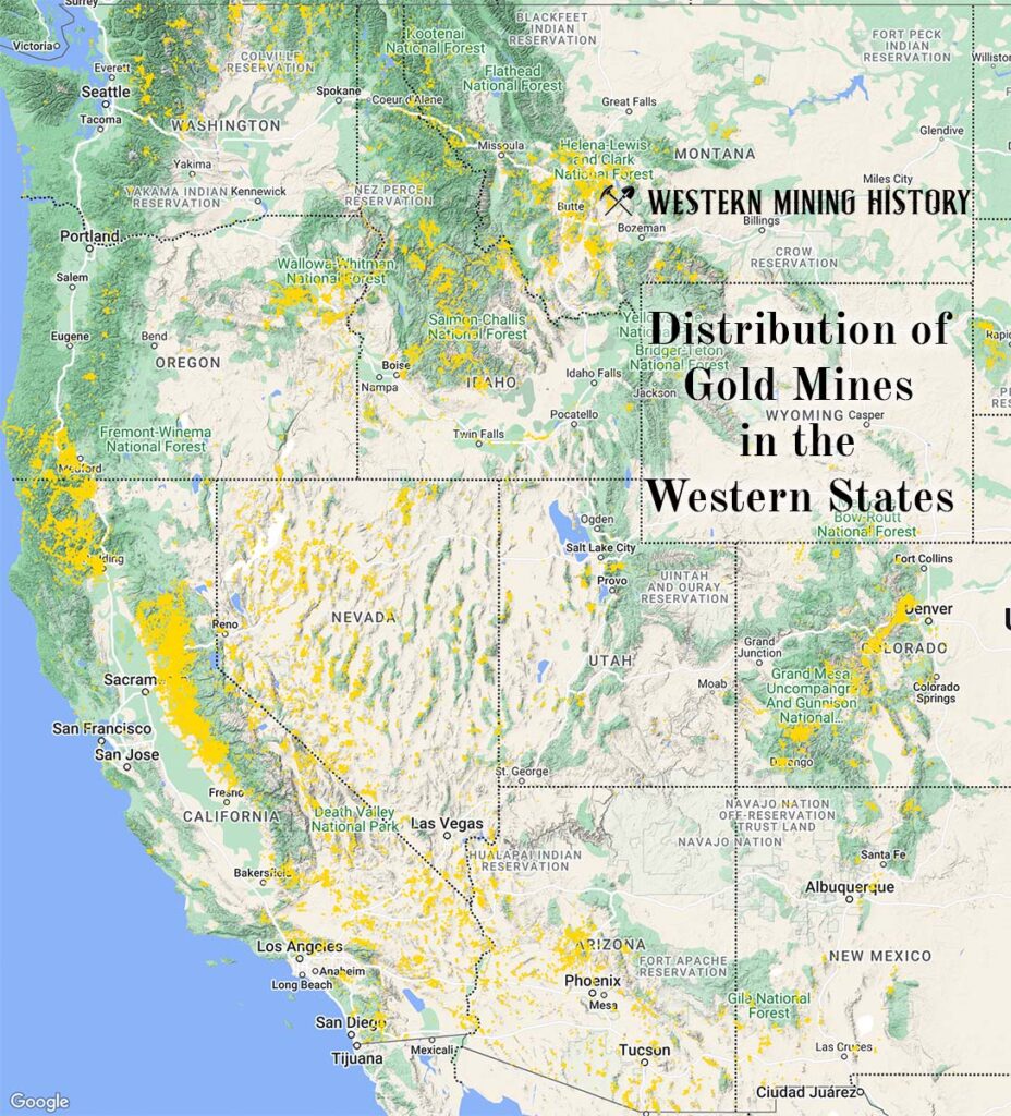 The Top Ten Gold Producing States – Western Mining History