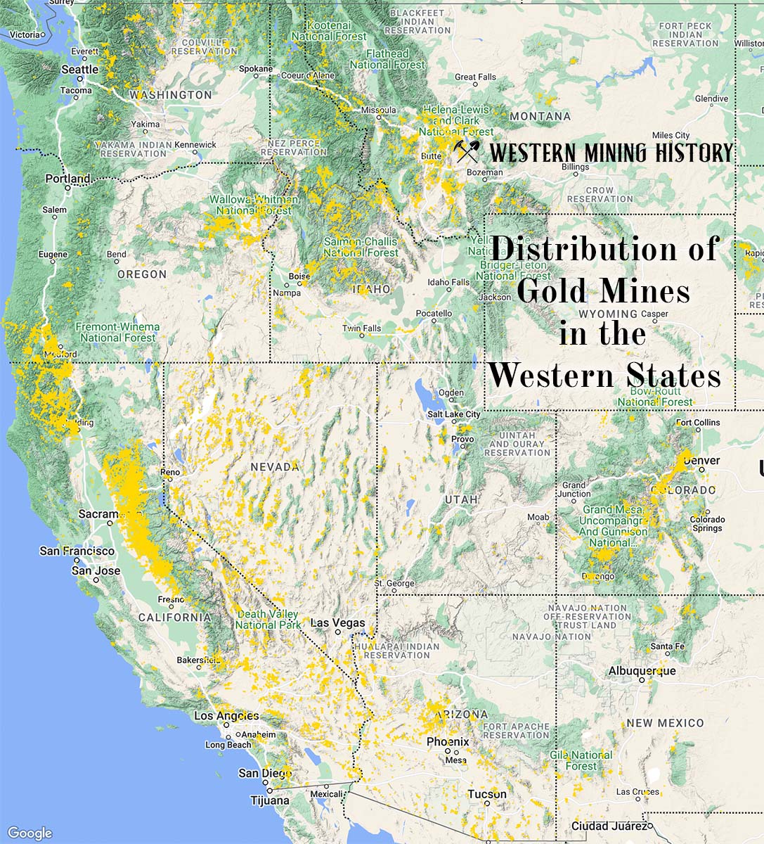 The Top Ten Gold Producing States